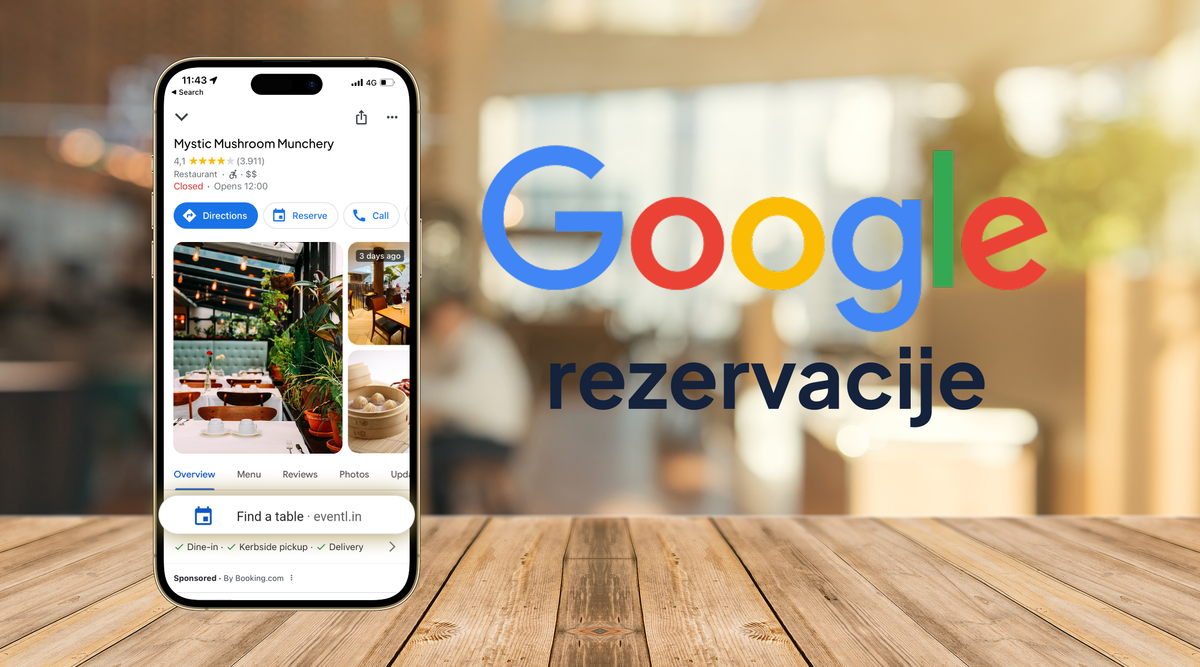 Još uvek ne koristite rezervacije preko Google-a? Vreme je da počnete!